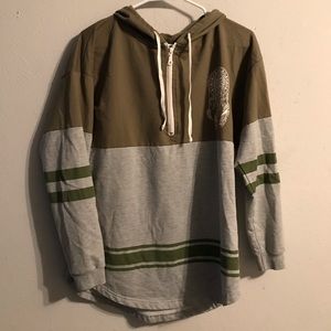 Partial zip sweatshirt